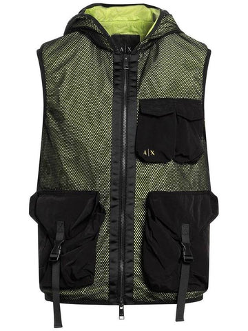 mesh panel hoodie vest armani - ARMANI EXCHANGE - BALAAN 1