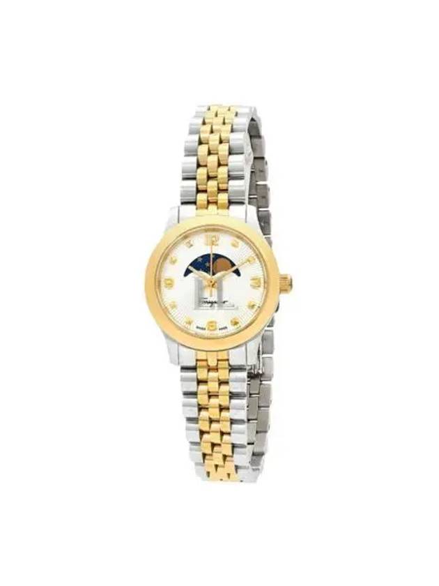 Moonphase Two-Tone Metal Watch Gold Silver - SALVATORE FERRAGAMO - BALAAN 2