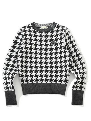 IDomestic ShippingI Ever Dogtooth Shorty Sweater MLW 3C AB04 Women s kr 222503 - MARK & LONA - BALAAN 1