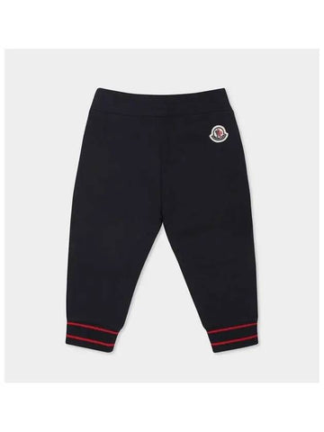 Moncler Baby Logo Jogger Pants Navy - MONCLER - BALAAN 1