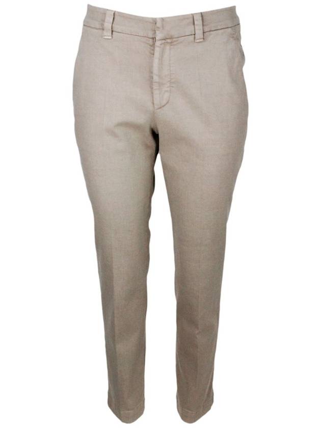 Slacks Beige MA080P5729 C8619 - BRUNELLO CUCINELLI - BALAAN 2