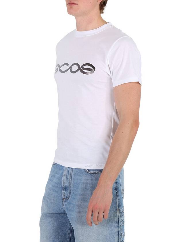 Short Sleeve T-Shirt SS23M130654 01 White - GCDS - BALAAN 4