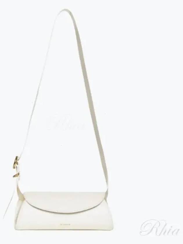 Cannolo Mini Leather Shoulder Bag White - JIL SANDER - BALAAN 2