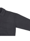 Logo Half Zip-up Oversized Long Sleeve Polo Shirt Black - DIOR - BALAAN 5