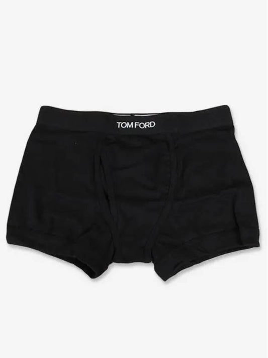 Men's Classic Fit Boxer Briefs Black - TOM FORD - BALAAN 2