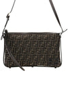 FF Jacquard Shoulder Bag Brown - FENDI - BALAAN 2