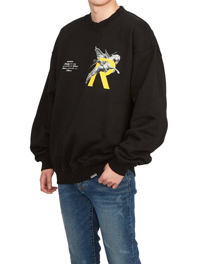 Representant Men's Sweatshirt MS4005 JET BLACK - REPRESENT - BALAAN 4