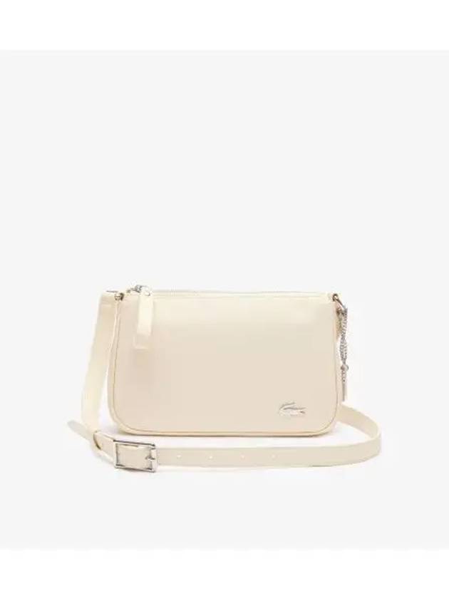 Women s Daily Lifestyle Baguette Bag Ivory - LACOSTE - BALAAN 1