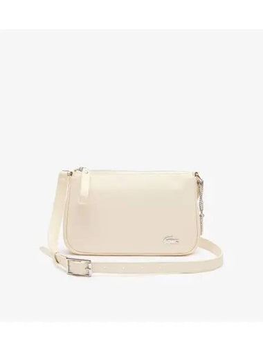 Women s Daily Lifestyle Baguette Bag Ivory - LACOSTE - BALAAN 1