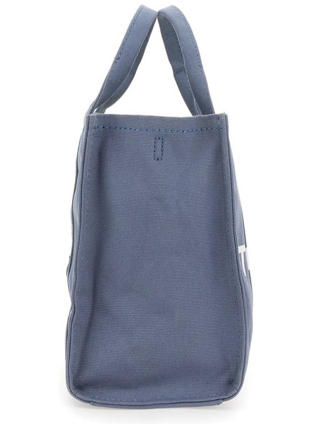 Logo Medium Canvas Tote Bag Blue - MARC JACOBS - BALAAN 9