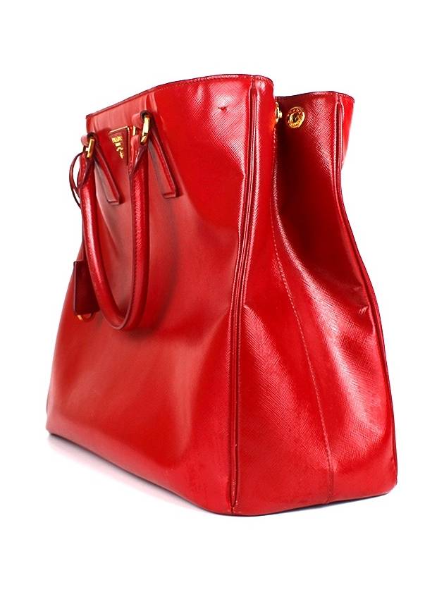 PD Saffiano Lux Bag Large Tote Red PD41BG046 - PRADA - BALAAN 2