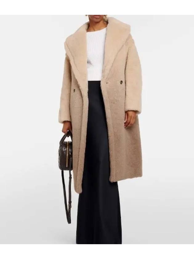 Teddy Wool Double Coat Beige - MAX MARA - BALAAN 3