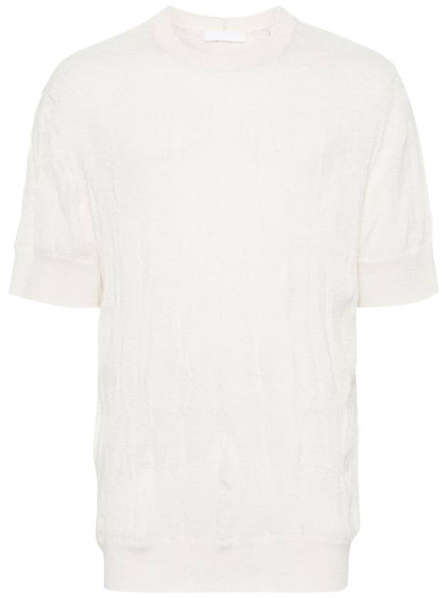 Crinkle Wool T-Shirt O02HM701 - HELMUT LANG - BALAAN 1