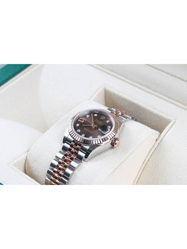 Rolex Datejust Combi Choco Board 10P Star Diamond 24 Years - ROLEX - BALAAN 6