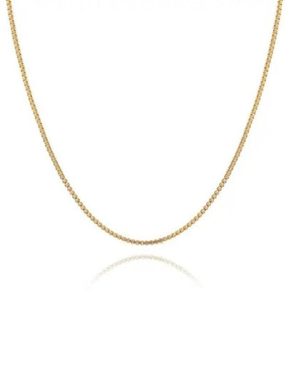 Box Chain 60cm Necklace Gold - CRYSTAL HAZE - BALAAN 2