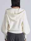 Half Zip Up Hood Pullover Knit Top Ivory - THE GREEN LAB - BALAAN 6