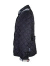 New Frankby Diamond Quilted Jacket Black - BURBERRY - BALAAN 3