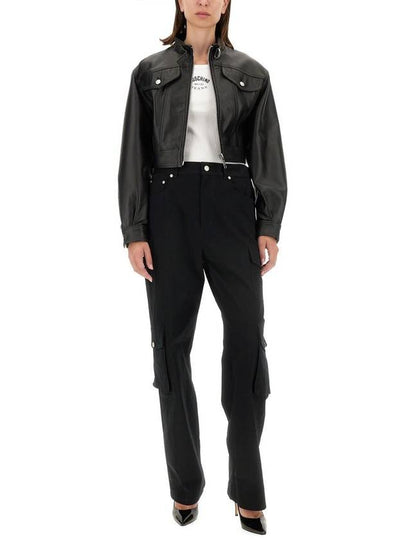 Moschino Jeans Biker Jacket - MOSCHINO - BALAAN 2