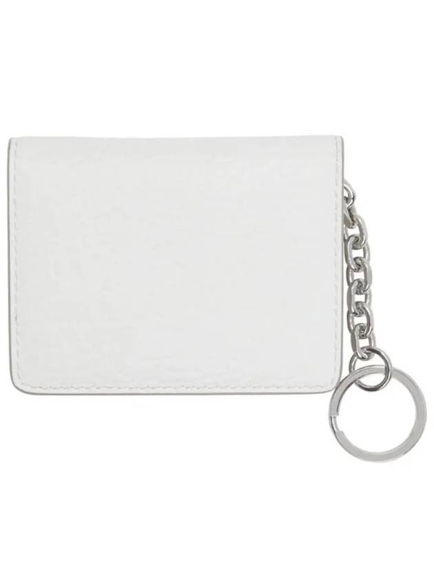 Stitch Keyring Card Wallet White - MAISON MARGIELA - BALAAN 4