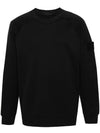 Compass Badge Sweatshirt Black - STONE ISLAND - BALAAN 1