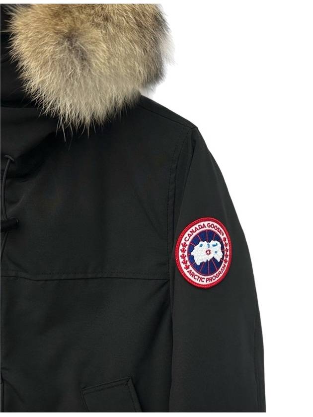 Langford Heritage Padding Parka Black - CANADA GOOSE - BALAAN 5