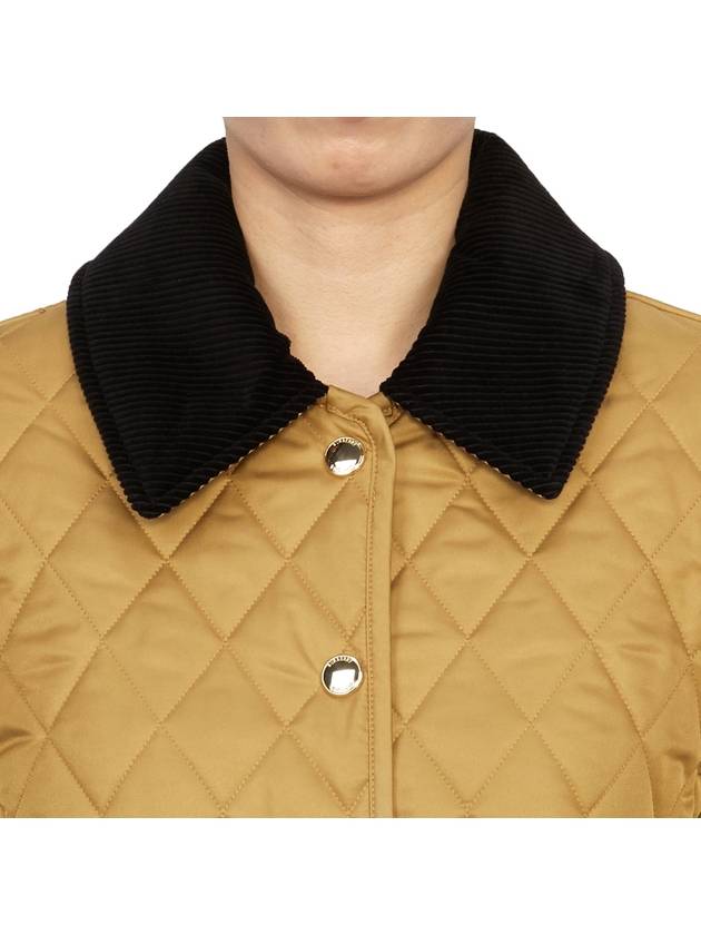 Dranefel Quilted Jacket Camel - BURBERRY - BALAAN 8