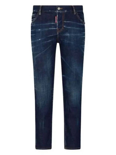 Dark Clean Wash Cool Girl Jeans Blue - DSQUARED2 - BALAAN 2