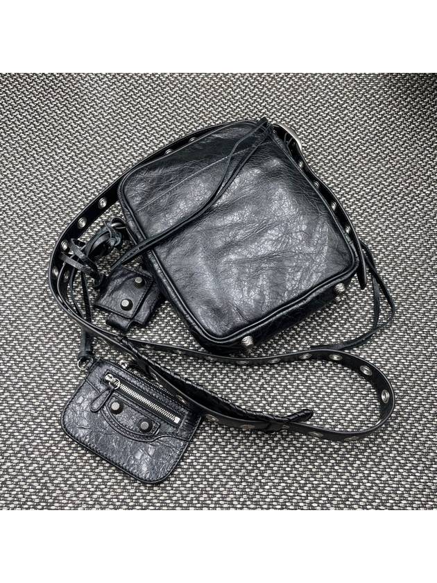 Lecagol Lambskin Cross Bag Black - BALENCIAGA - BALAAN 4