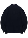 Lambswool collar button point knit DKNAVY - 20THHOLE - BALAAN 4