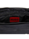 Logo Print Belt Bag Black - HUGO BOSS - BALAAN 8