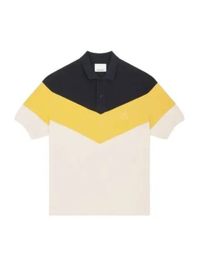 Anton Embroidered Logo Cotton Polo Shirt Yellow - ISABEL MARANT - BALAAN 2