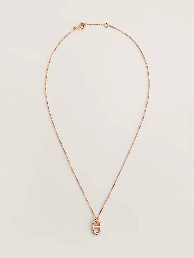 Small Farandole Pendant Necklace Rose Gold - HERMES - BALAAN 9