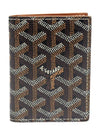 APMMARC 03 Black Tan Goyadin Canvas Saint Marc Card Wallet - GOYARD - BALAAN 1