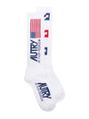 Iconic Logo Socks White - AUTRY - BALAAN 2