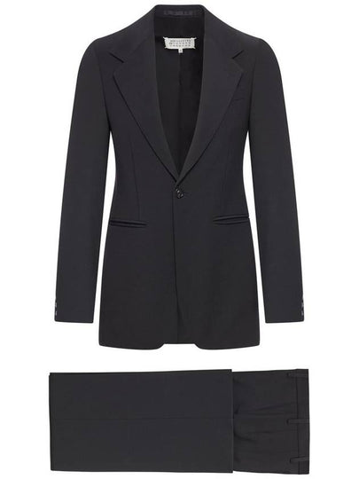 Men's Tailor Wool Suit Black - MAISON MARGIELA - BALAAN 2