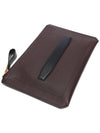 Men's Berkeley Leather Clutch Bag Brown - TOM FORD - BALAAN 6