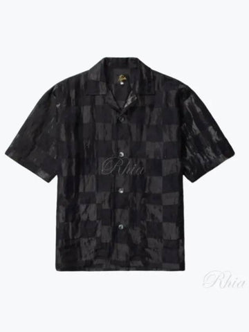 24 Cabana Shirt Black OT096 - NEEDLES - BALAAN 1