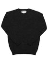 M3834 7 SHAGGY BLACK Men s Knit - HARLEY OF SCOTLAND - BALAAN 2