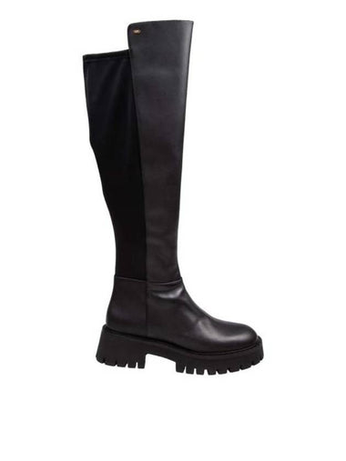 Asher leather long boots black - MICHAEL KORS - BALAAN 1