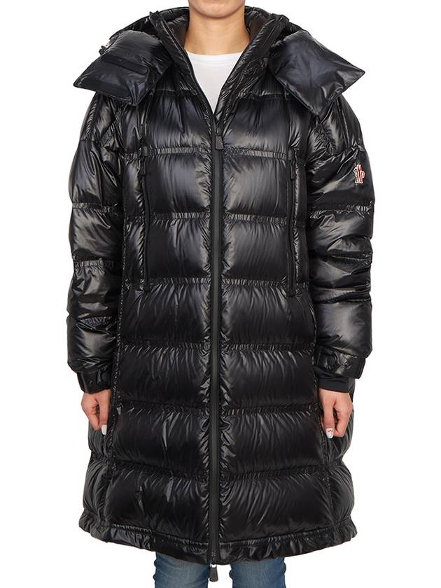 Women's Rochelair Long Down Padding Black - MONCLER - BALAAN 3