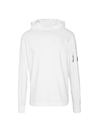 Lens Wappen Cotton Hoodie White - CP COMPANY - BALAAN 1