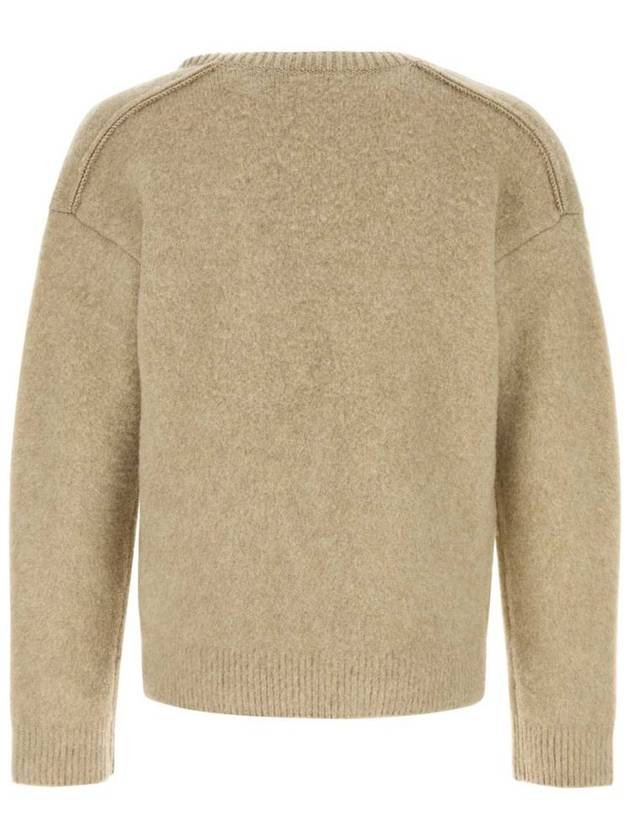 V-Neck Wool Cashmere Knit Top Linden - BURBERRY - BALAAN 3