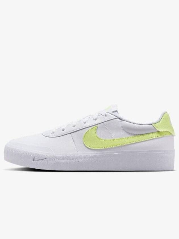 Court Shot Low Top Sneakers White Light Lemon - NIKE - BALAAN 2