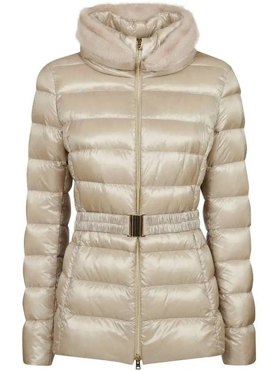 CLAUDIA padded jacket beige PI0485DIC M05 12017Z 1985 - HERNO - BALAAN 2