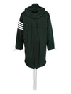 Poly Twill Diagonal Hooded Parka Dark Green - THOM BROWNE - BALAAN 3