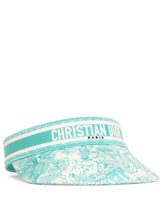 D Smash Toile De Jouy Sauvage Technical Cotton Visor Green - DIOR - BALAAN 2