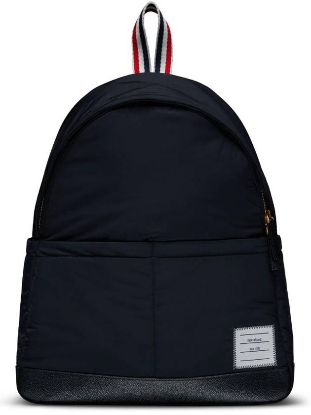 Logo Applique Backpack Black - THOM BROWNE - BALAAN 1