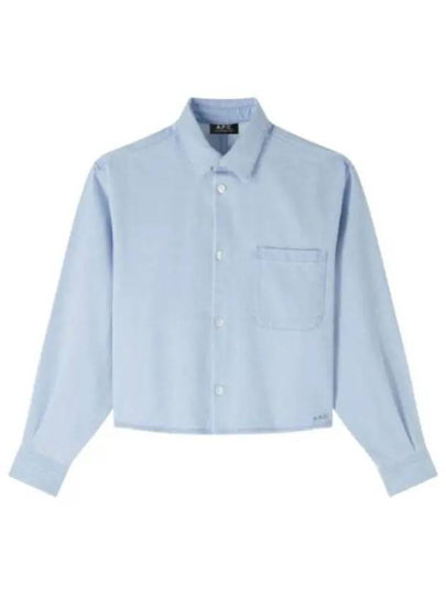 Samantha Denim Long Sleeve Shirt Light Blue - A.P.C. - BALAAN 2