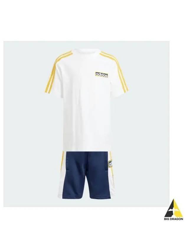 adidas KIDS Adibreak Shorts Tee Set IN2108 - ADIDAS - BALAAN 1