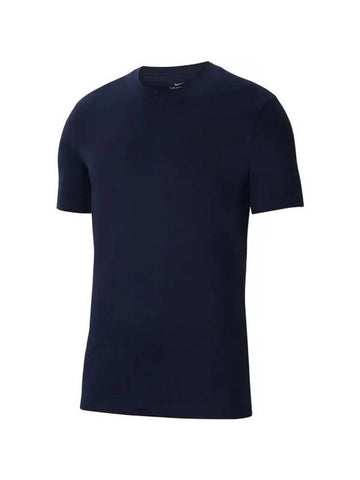 Men's Park 20 Swoosh Short Sleeve T-Shirt Navy - NIKE - BALAAN 1